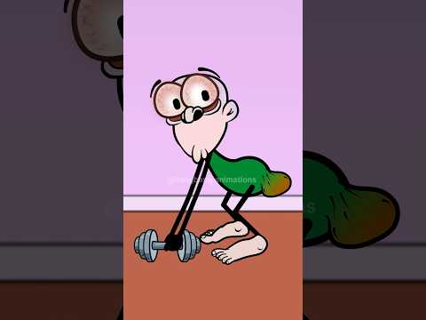 Lift Heavy, Poop Hard! 🤣😂 (Animation Meme) #shorts #funny