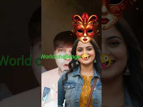 👉दम है तो इस मास्क को लड़की के चेहरे पर लगाओ🤪😱#challenge #ytshorts #girl #puzzle #viral #viralvideo