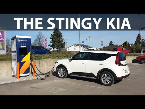 Kia e-Soul 64 kWh cold battery charging test