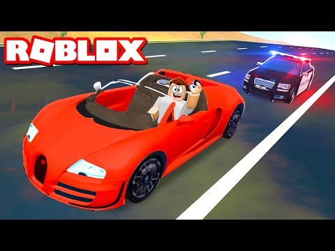 Roblox - ESCAPEI DA POLÍCIA EM UM CARRÃO !!!