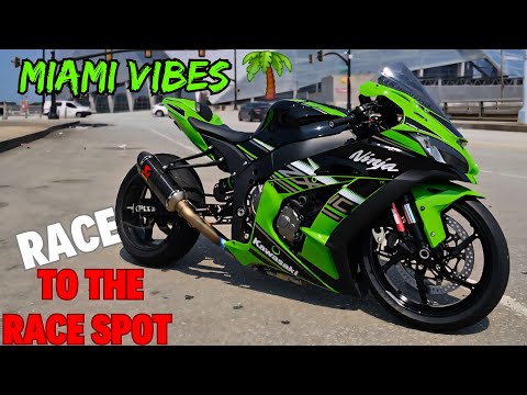 Miami Bike Meet : THE FASTEST STREET BIKES Kawasaki , Suzuki, BMW, Ducati,Honda CBR1000RR-R, Yamaha