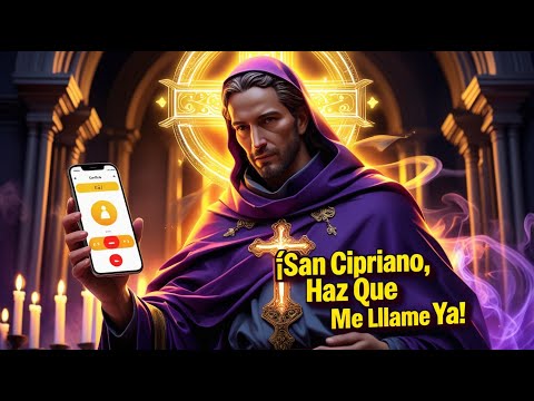 🙏 Oración Milagrosa a San Cipriano para que te llame YA 📞✨