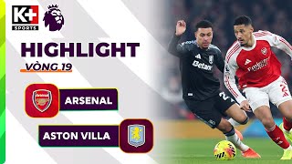 ARSENAL - ASTON VILLA | PHÁO THỦ KHẲNG ĐỊNH THAM VỌNG NGÔI VƯƠNG | NGOẠI HẠNG ANH 25/26
