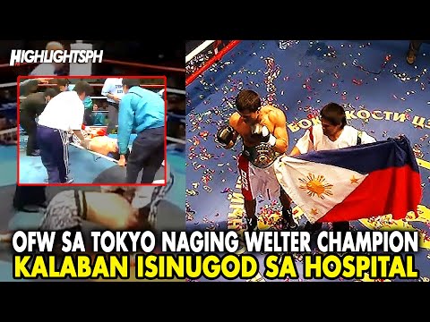 OFW SA TOKYO NAGING KAMPEON SA OPBF WELTER DIVISION | KALABAN AGARANG ISINUGOD SA HOSPITAL!!!