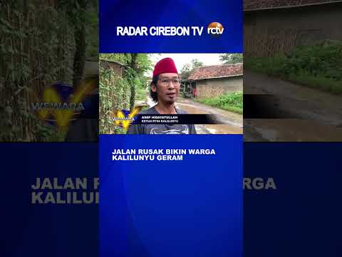 Jalan Rusak Bikin Warga Kalilunyu Geram