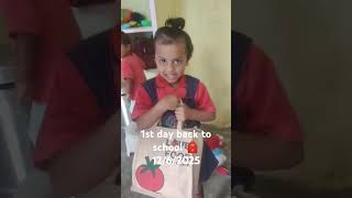 1st day back to school 🎒 12/6/2025