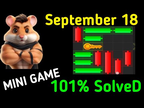 18 September Mini Game Hamster Kombat Today || Mini Game Puzzle EASY Solution | Take key ?