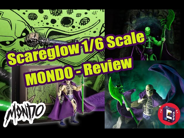 Mondo Scareglow 1/6 Scale Figure - Classic Variant Unbox MOTU Review 2021