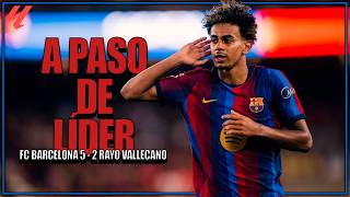FC BARCELONA 5 - 2 RAYO VALLECANO 🙌 ASÍ NADIE NOS PARA 💪 LÍDERES DESDE YA ☝