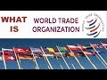 World Trade Organization Concepts