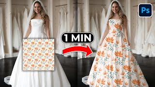 Add Design on Dress in Photoshop Mockup Tutorial