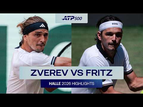 Alexander Zverev vs. Taylor Fritz Highlights | Halle 2026 Semi-Final