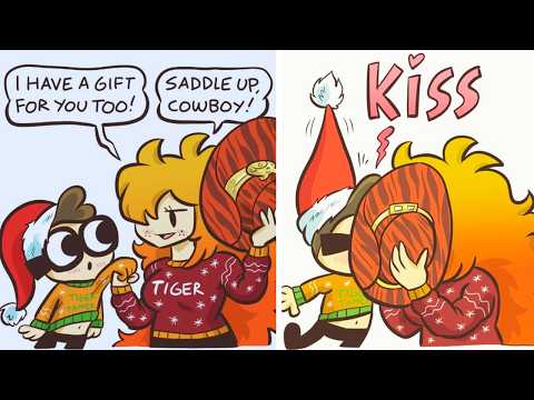 Nerdy, Jocky Christmas [Nerd and Jock comic]