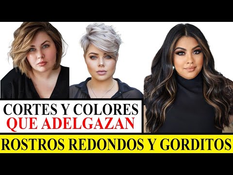 Como ADELGAZAR los ROSTROS REDONDOS y GORDITOS con un buen CORTE y COLOR @bettylazcano