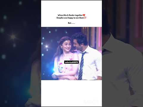 Alia happy for RS & DP❤️💯#shorts #deepikapadukone #ranveersingh #ranbirkapoor #aliabhatt #bollywood