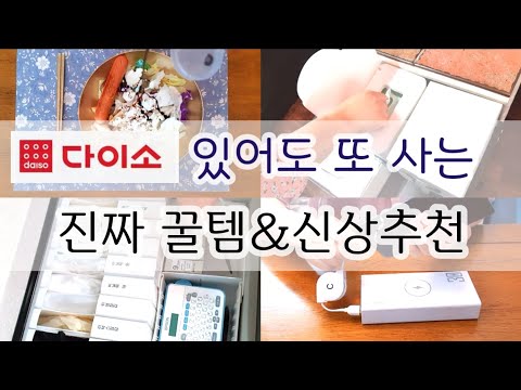 다이소 있어도 또 사는 진짜꿀템&새로 사고 만족한 열한가지 제품 추천해요^^ㅣ오랫만에 갔더니 살게 많더군요~