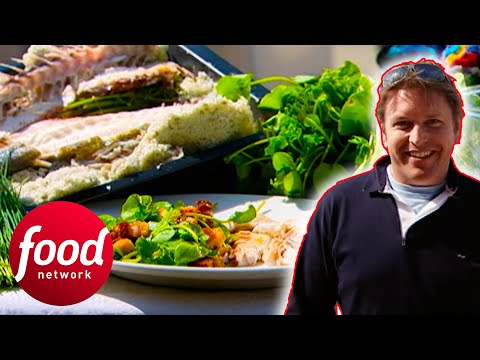 James Cooks Classic Baked Salted Sea Bass | James Martin's French Road Trip