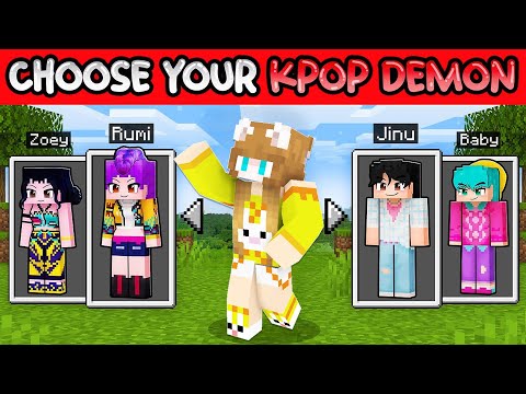 CHOOSE YOUR KPOP DEMON HUNTER in Minecraft!