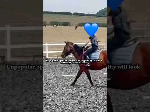 Unpopular opinion. #horse #equestrianjourney #horseenthusiast