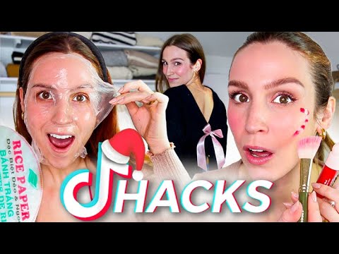 ON TESTE DES HACKS TIKTOK POUR LES FÊTES ! ✨