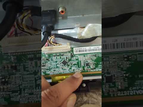 display horizontal lining problem solution #ledlcd #short #tv #smarttv #ledtv #lcd #tftdisplay