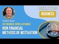 Employee Motivation and Job Design Concepts