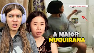 Ela reutiliza folha de papel higiênico pra economizar! Episódio Muquiranas