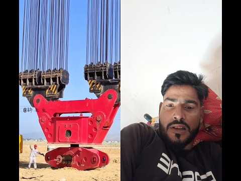 कितनी बड़ी बड़ी मशीन है चीन के पास #facts #excavator #crane #isro