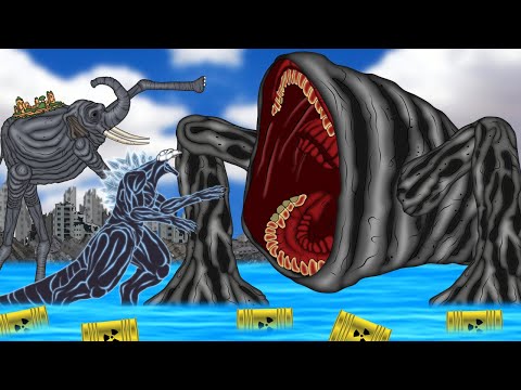 DARK SEA EATER !!! Florian Godzilla & Zunesha VS Dark Sea Eater