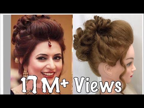 3 Beautiful Hairstyles with puff: Easy Wedding Hairstyles