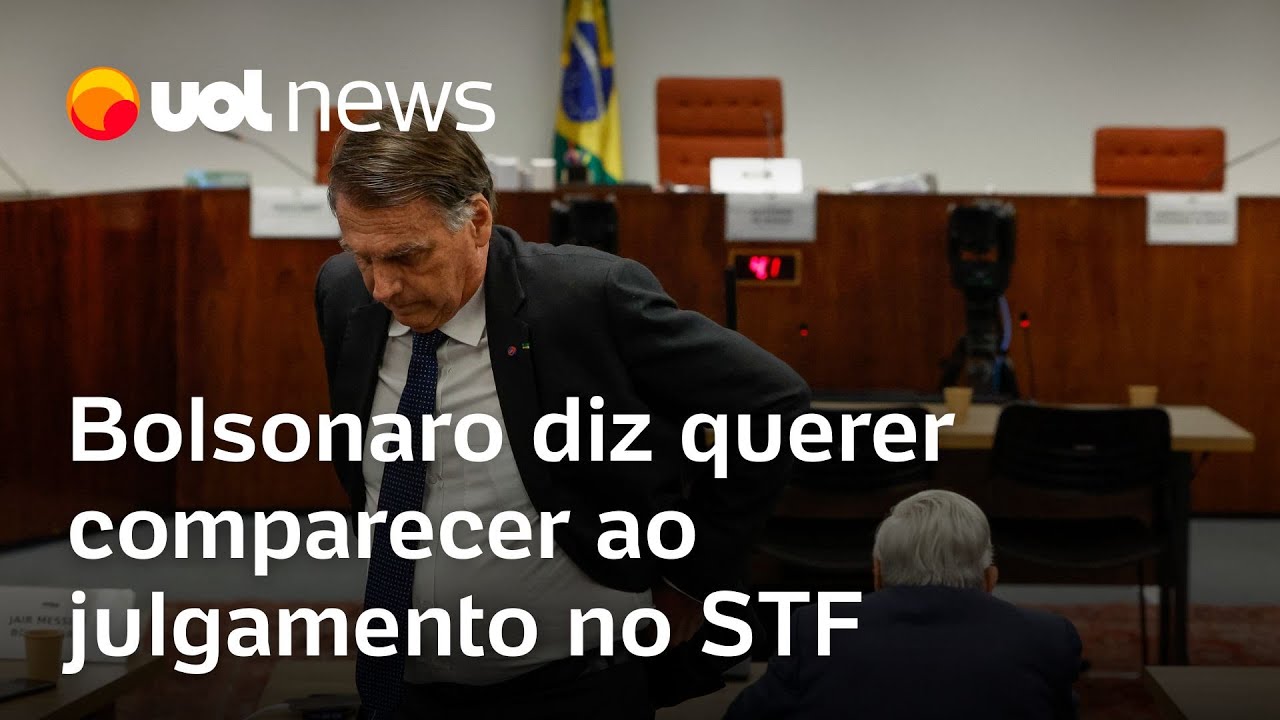 Bolsonaro quer comparecer a julgamento no STF mas decisão envolve cálculo político defesa e saúde