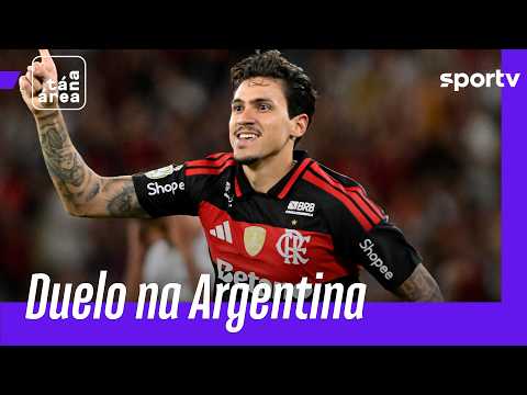 FLAMENGO SE PREPARA PARA ENCARAR O ESTUDIANTES PELA COPA LIBERTADORES | TÁ NA ÁREA | sportv