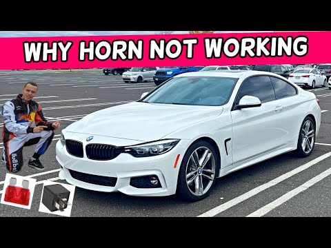 WHY HORN DOES NOT WORK BMW F32 F33 F36 428i 430i 435i 440i 418i 420i 418d 420d 425d 430d 435d