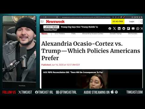 Trump CRUSHES AOC In New Poll, Plurality Of U.S. Says NO To Far Left And YES To Trump & MAGA