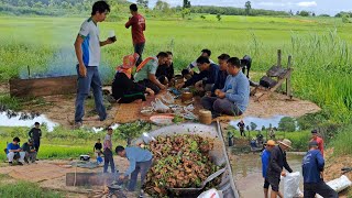 บรรยากาศแบบนี้ก็มีบ้าง สวนอาหารบ้านทุ่ง ลาบเป็ดบ้านนา ร่วมจิตอาสา