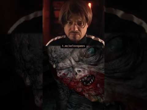 Жаркий поединок за Леона! #residentevilrequiem