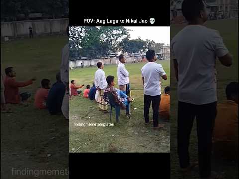 Aag laga ke nikal jane wale dost II A man sitting on chair meme template #shorts #shortsvideo