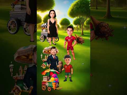 Ronaldo Junior en tatlı dondurmayı alabilecek mi? 🥺 (Ronaldo 🐐, Georgina 💖, MrBeast ⚡😜)