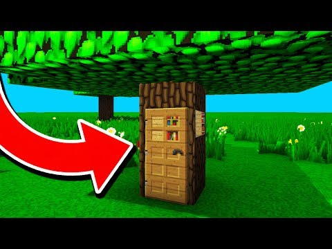 COMMENT VIVRE DANS UN ARBRE SUR MINECRAFT !