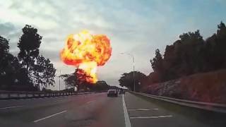 Is This a Nuclear Explosion? Powerful Explosion on Gas Pipeline in Malaysia