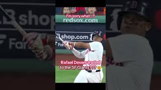 Giants acquire Rafael Devers... wow #redsox #giants #boston #sanfrancisco