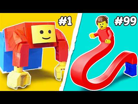 100 FORMAS MALDITAS de Usar una Minifigura de LEGO