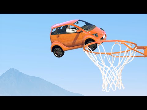 VEHICLE BASKETBALL! (GTA 5 Funny Moments)