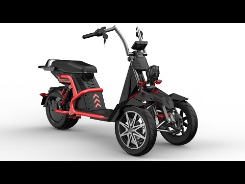 Reverse Trike Scooter Rooder EEC DOT for sale