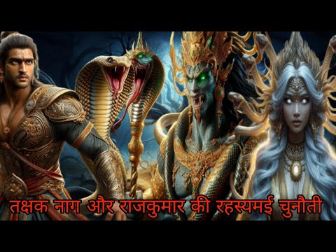 "तक्षक नाग और राजकुमार की रहस्यमयी चुनौती | The Prince & The Naga's Mysterious Trial"