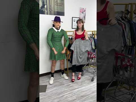 Man scares woman with hilarious mannequin disguise in store! #shorts