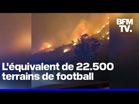 Les images impressionnantes de l'incendie dans l'Aude