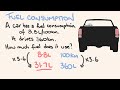 Fuel Consumption Calculations and Concepts