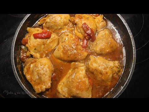 Pollo a la cazadora 😋RECETA DE LA ABUELA !