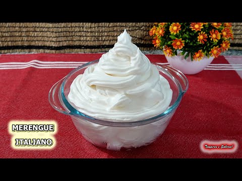 MERENGUE ITALIANO LA RECETA MÁS FÁCIL